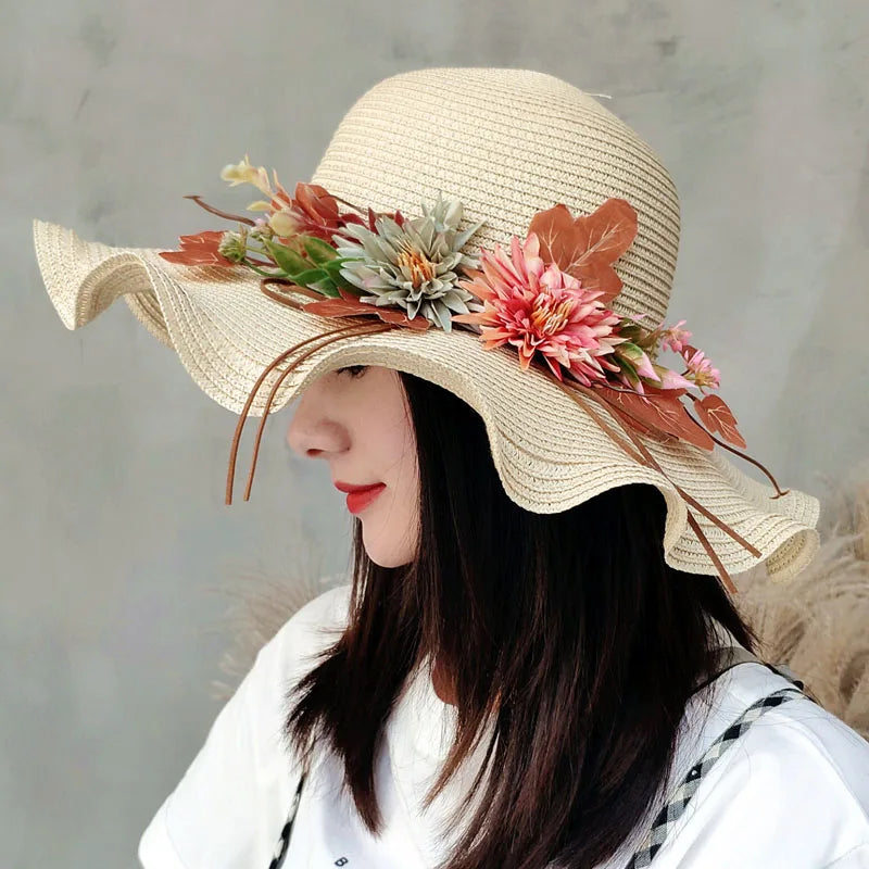 The Meadow Breeze Floral Sun Hat