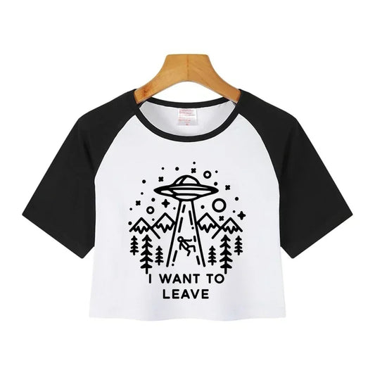 Midnight Rebel Crop Top