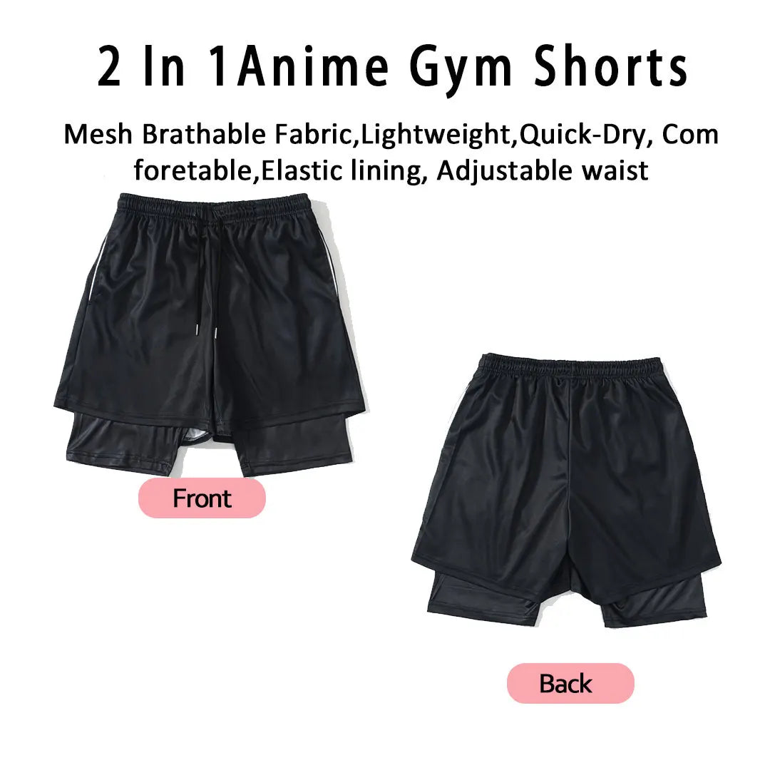 Anime Compression Set-Gym/Summer wear