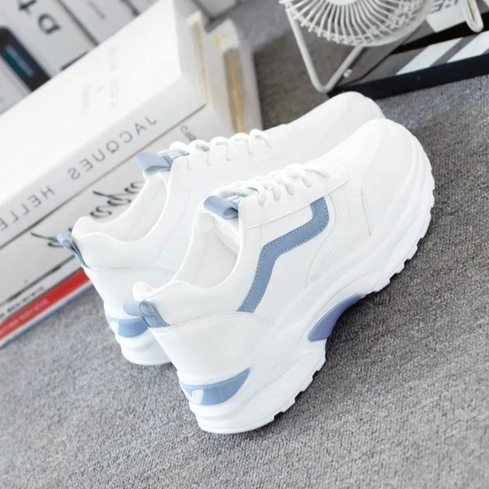 The Riviera Mixed-Media Platform Sneakerp