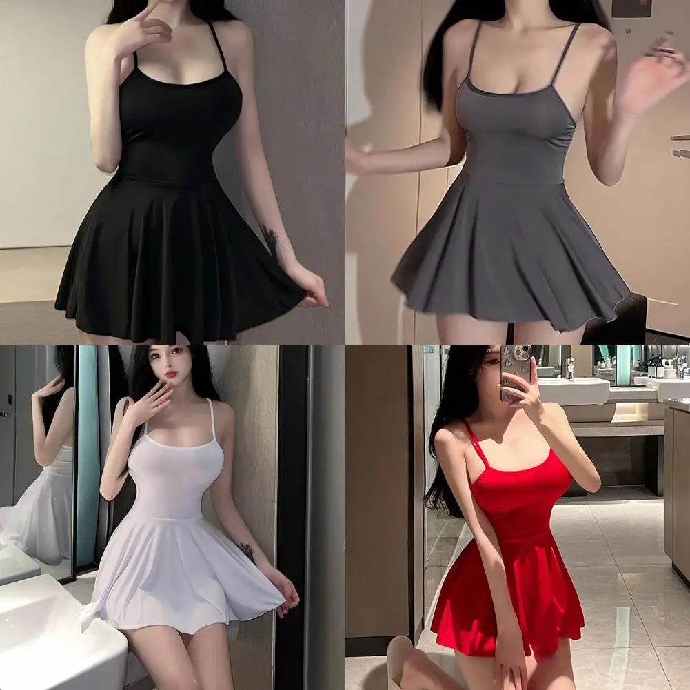 Midnight Flare Mini Dress