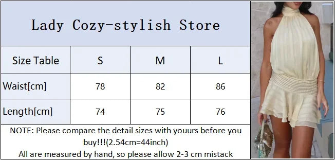 Elegant Woman's Chiffon Halter Mini Dresses