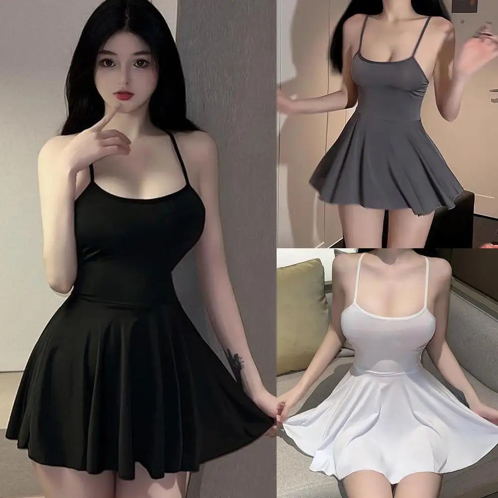 Midnight Flare Mini Dress
