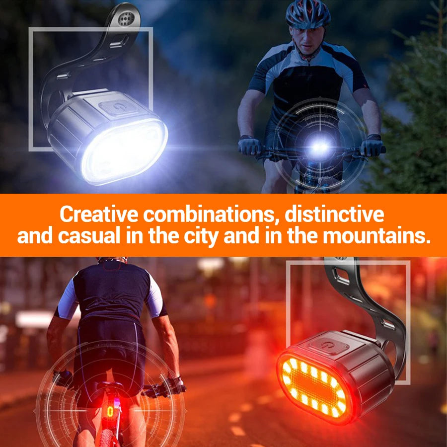 USB Bike Light Set-Rechargeable