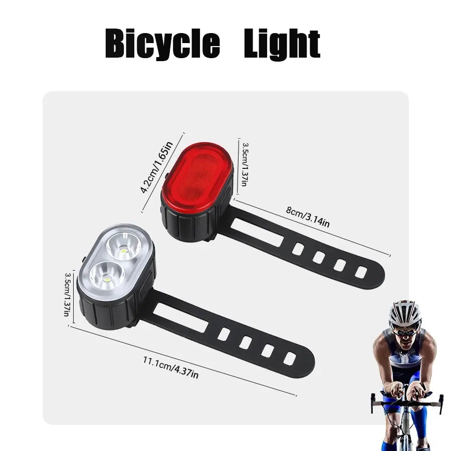 USB Bike Light Set-Rechargeable