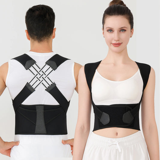 Back Pain Relief Posture Corrector – Adjustable Full Back Support
