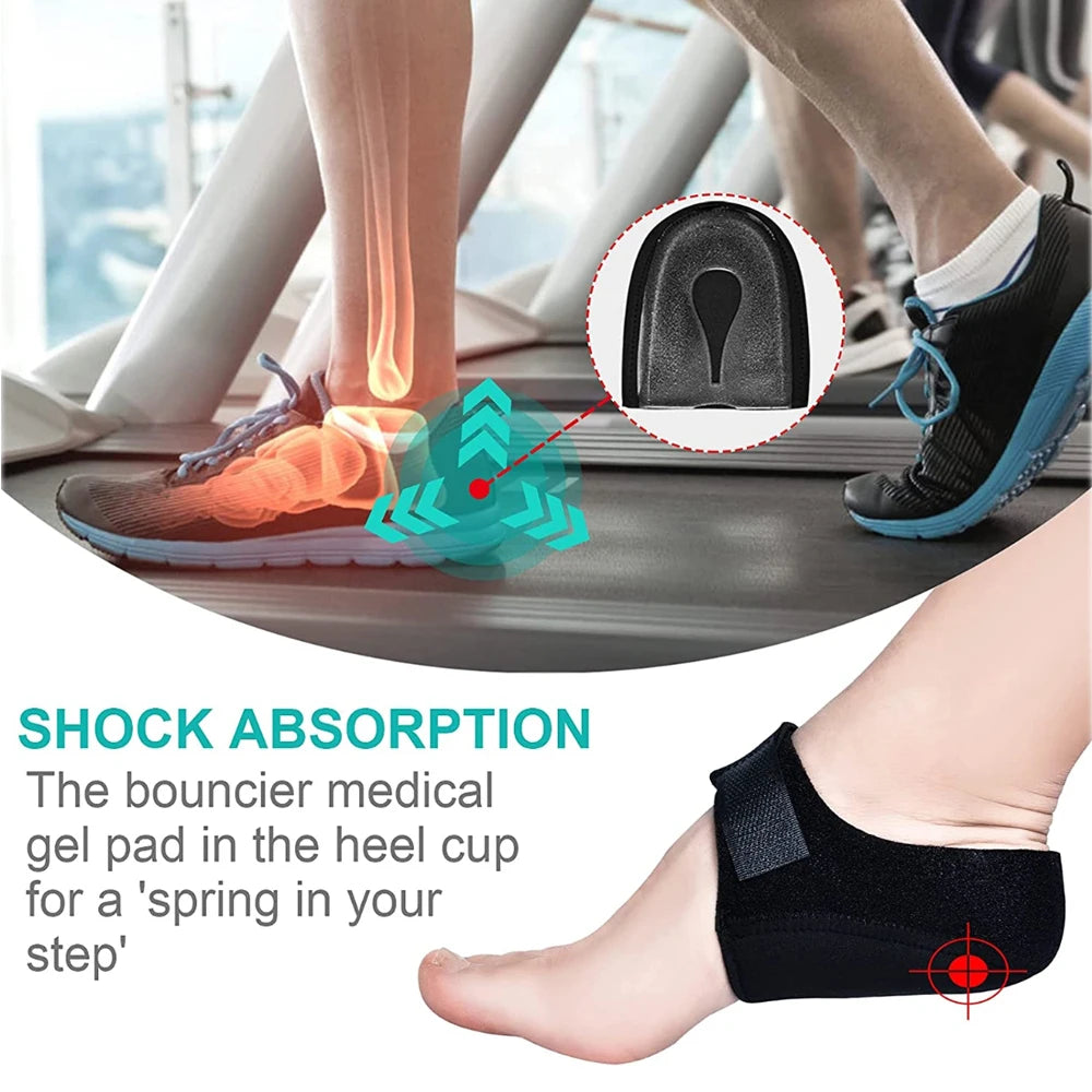 Heel Pain Relief Support Sleeves – Plantar Fasciitis & Heel Spur Comfort
