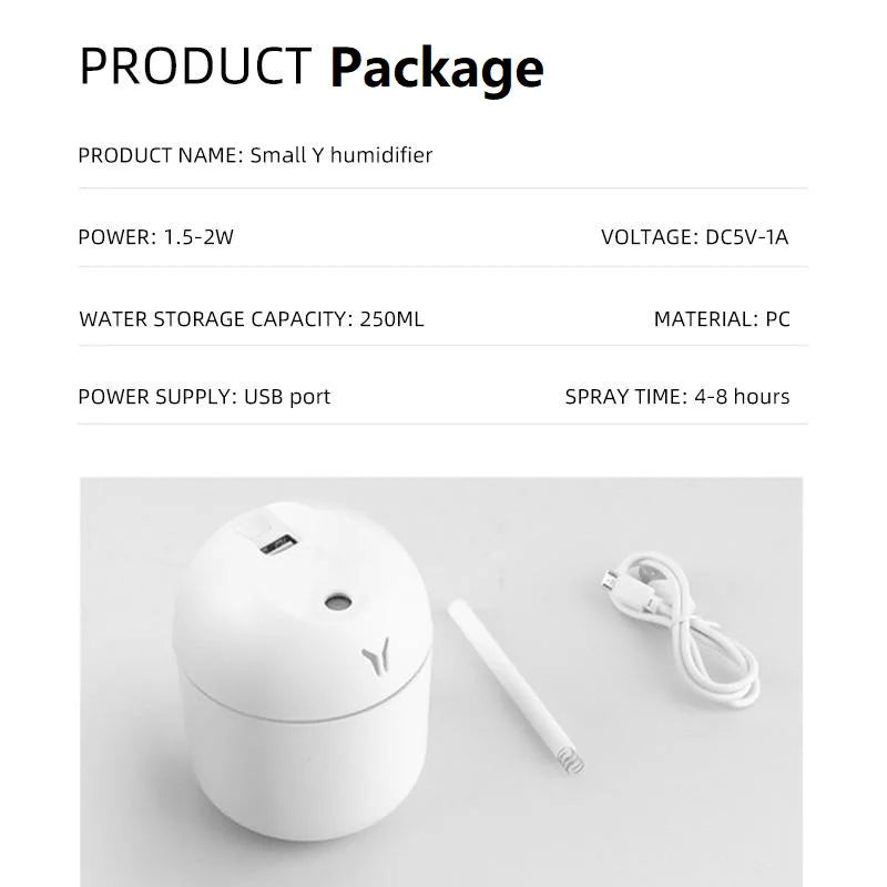 Mini Mist Humidifier 250ML