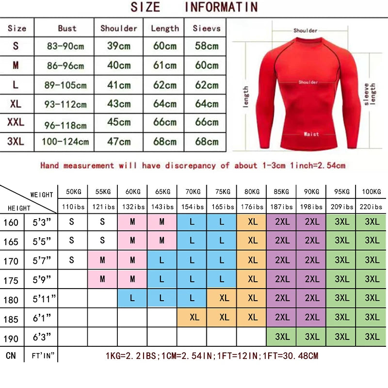 Anime Men's Compression Shirt Fitnes