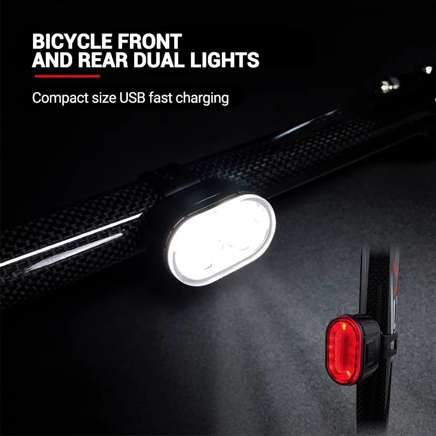 USB Bike Light Set-Rechargeable
