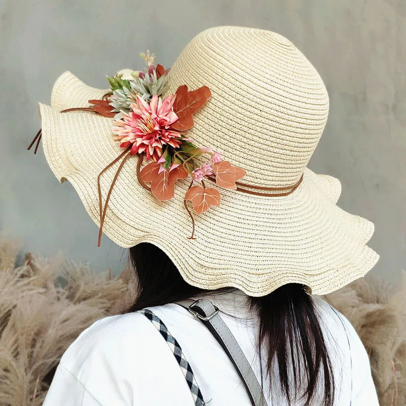 The Meadow Breeze Floral Sun Hat