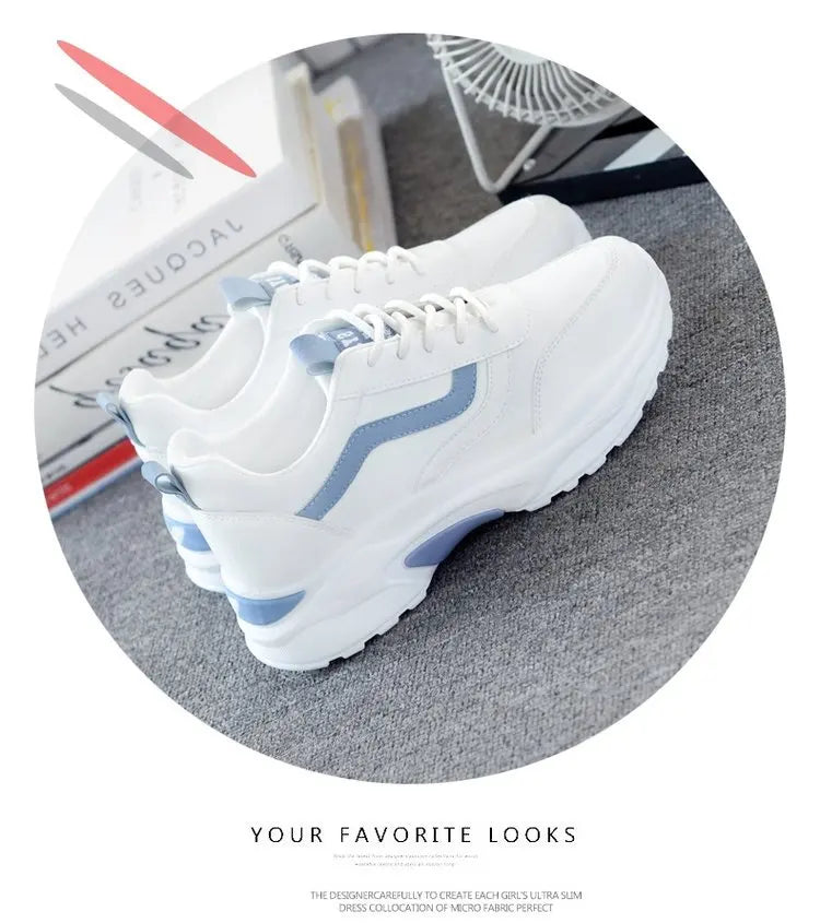 The Riviera Mixed-Media Platform Sneakerp