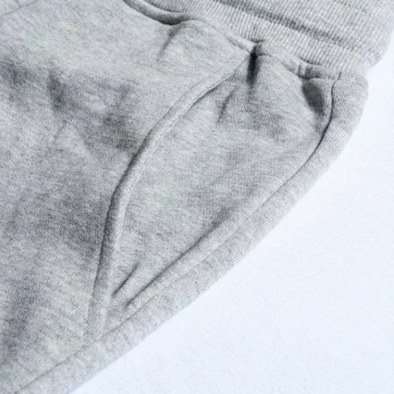 Gothic Print Fleece Joggers