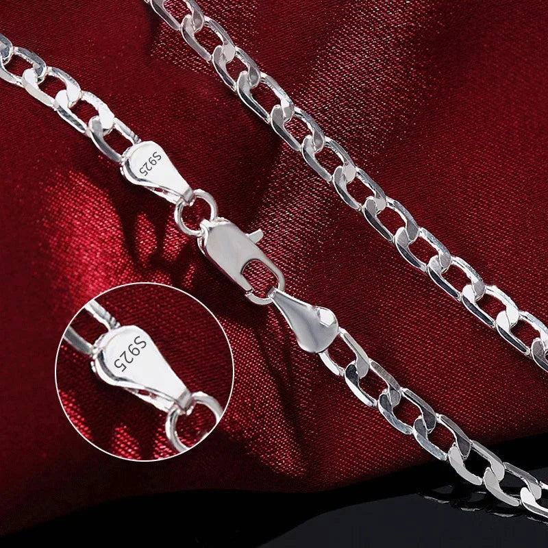 925 Sterling Silver Cuban Chain
