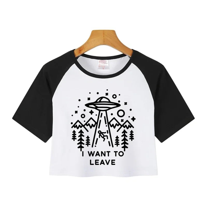 Midnight Rebel Crop Top
