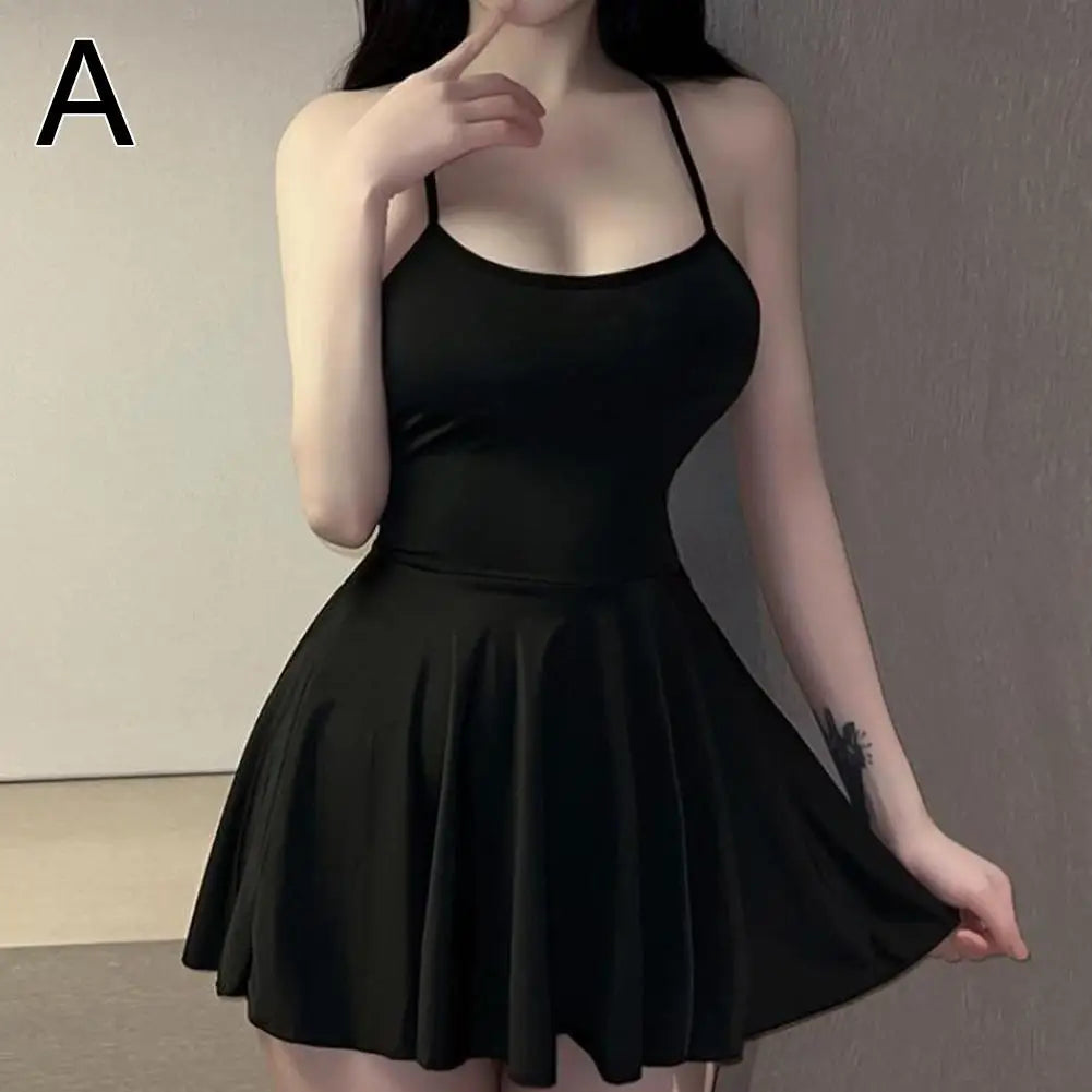 Midnight Flare Mini Dress