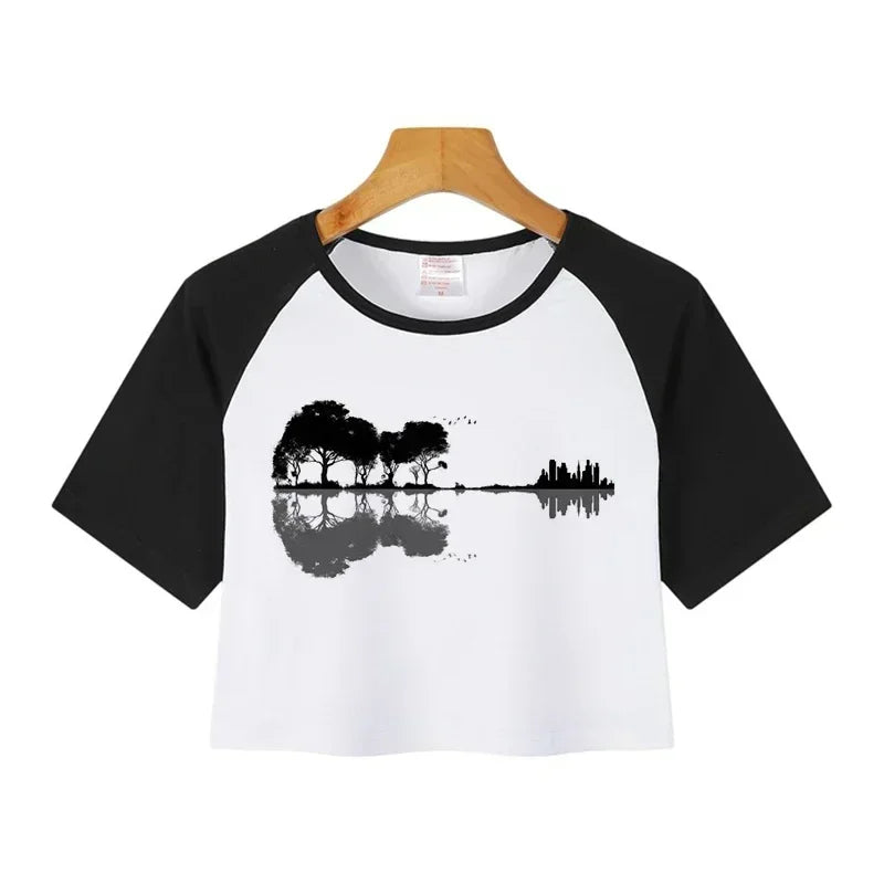 Midnight Rebel Crop Top