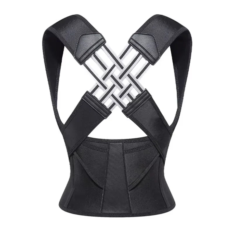 Back Pain Relief Posture Corrector – Adjustable Full Back Support