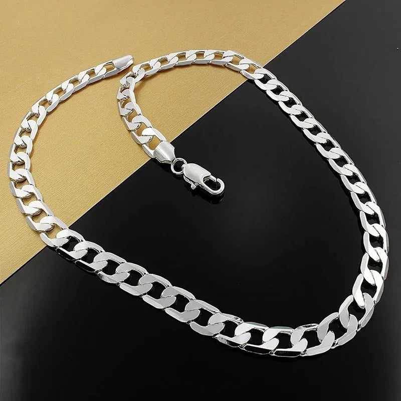 925 Sterling Silver Figaro Chain