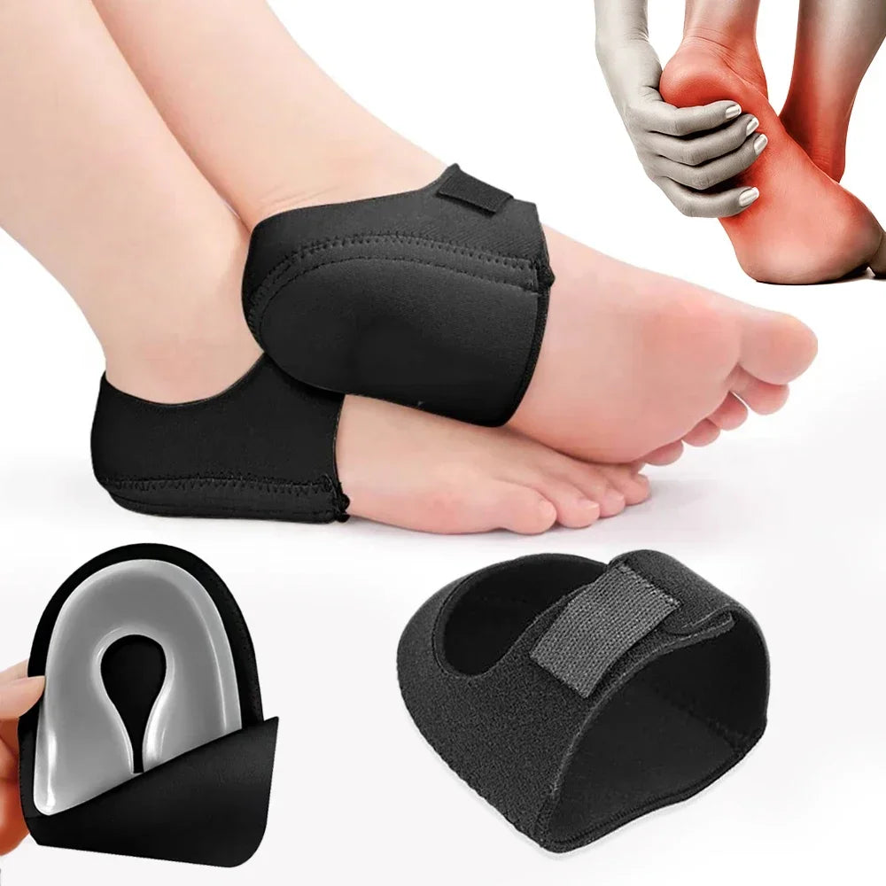 Heel Pain Relief Support Sleeves – Plantar Fasciitis & Heel Spur Comfort