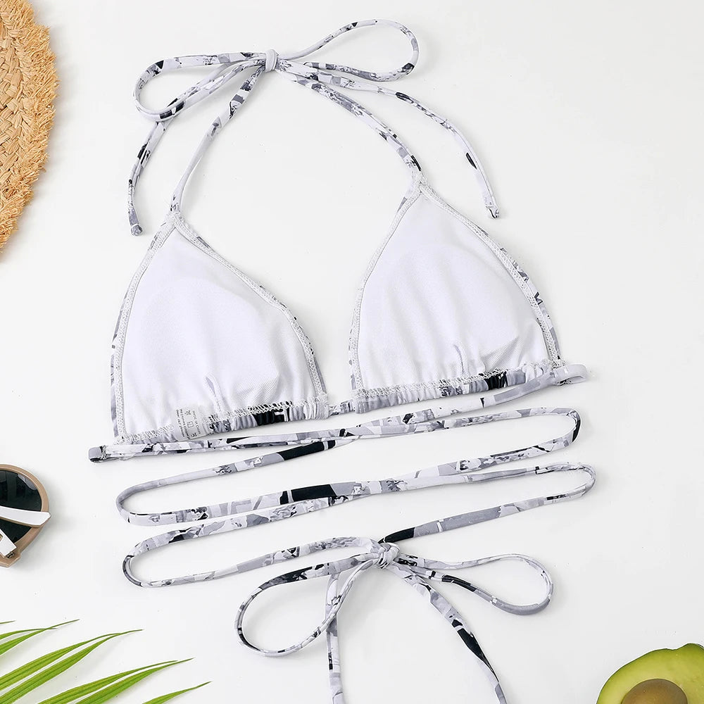 Island Escape 4-teiliges Bikini-Set