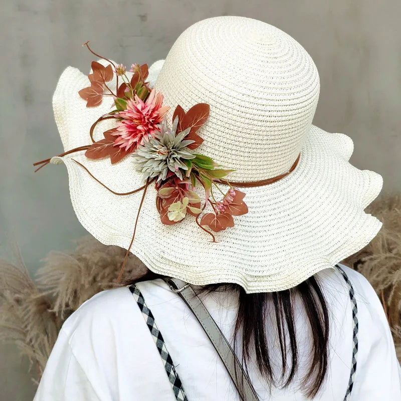 The Meadow Breeze Floral Sun Hat