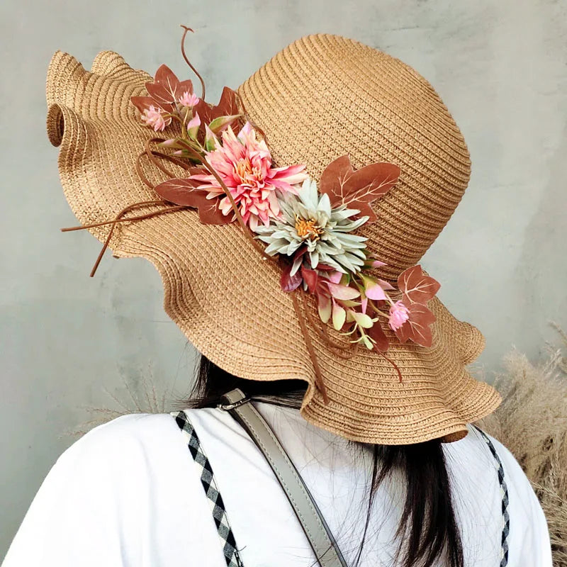 The Meadow Breeze Floral Sun Hat