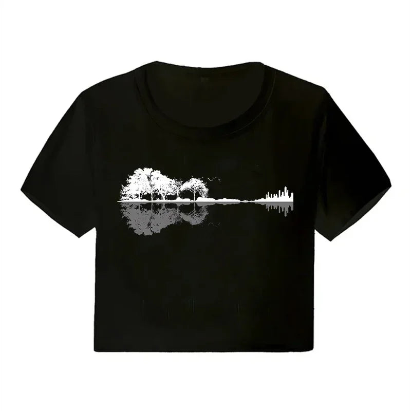Midnight Rebel Crop Top