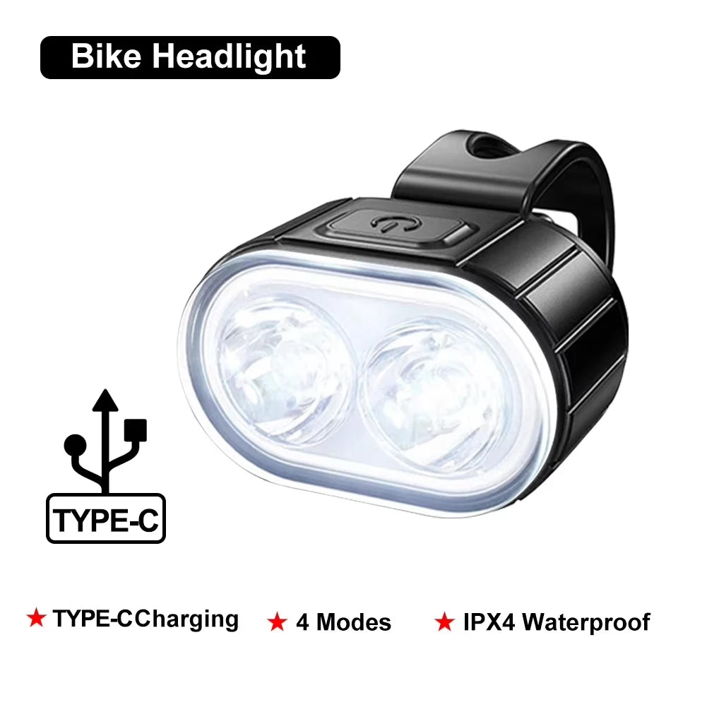 USB Bike Light Set-Rechargeable