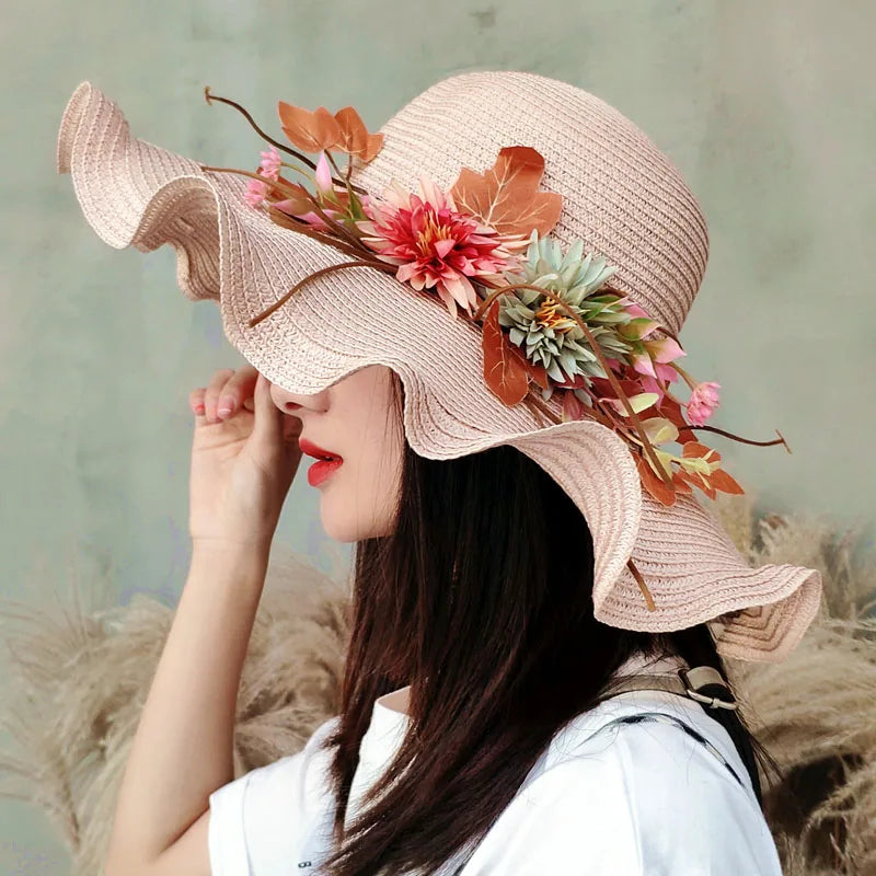 The Meadow Breeze Floral Sun Hat