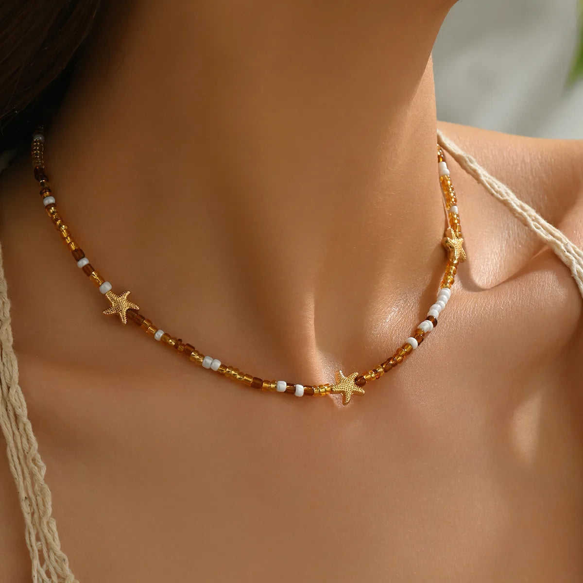 The Turquoise Bohemian Shell Pendant Necklace