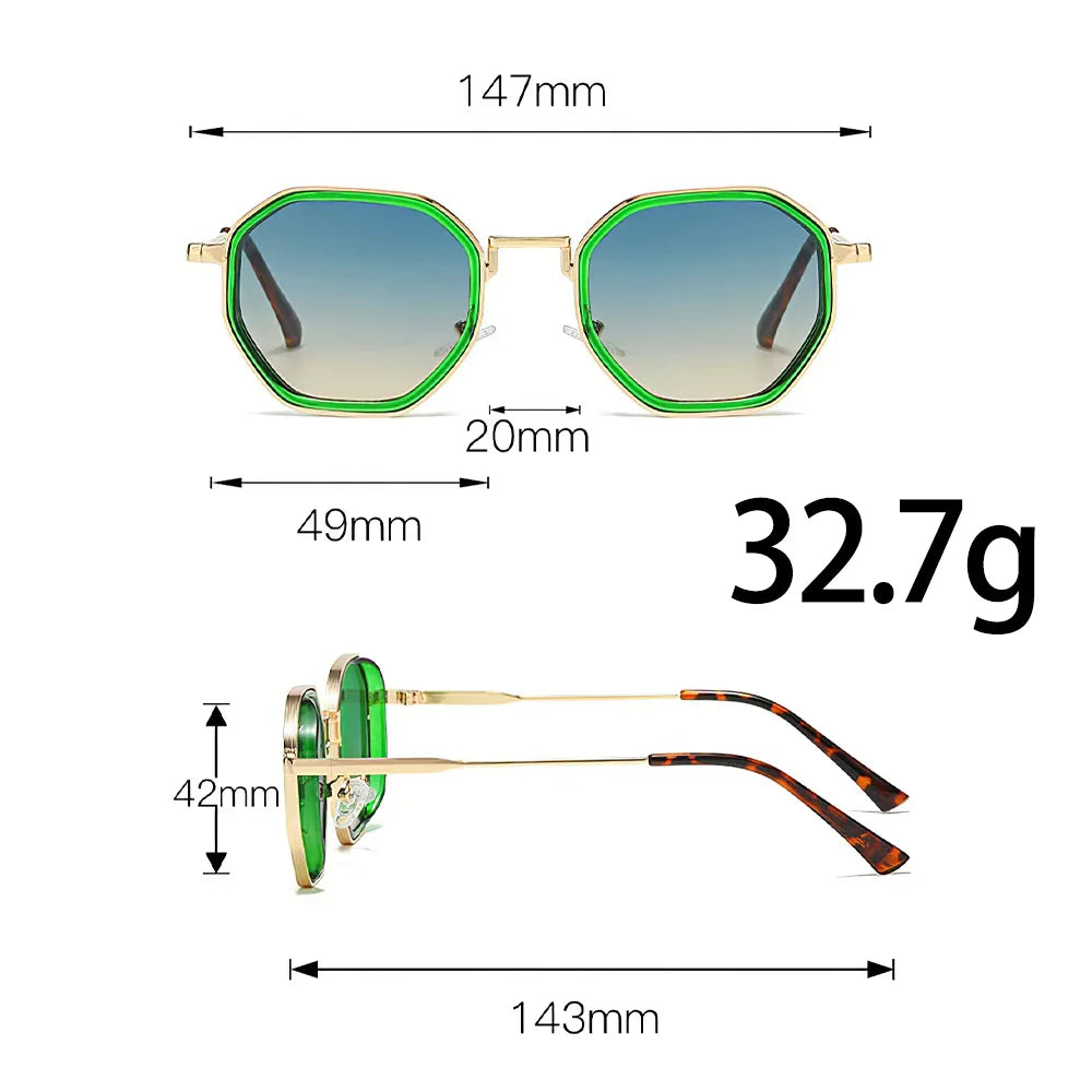 The Monaco Geometric Sunglasses