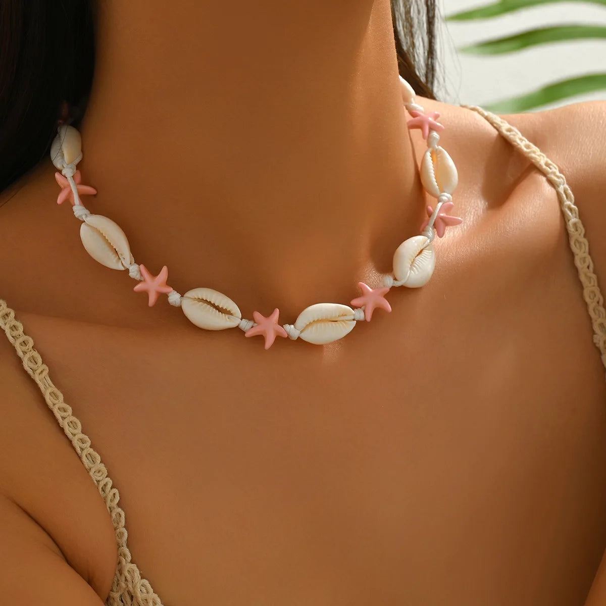 The Turquoise Bohemian Shell Pendant Necklace