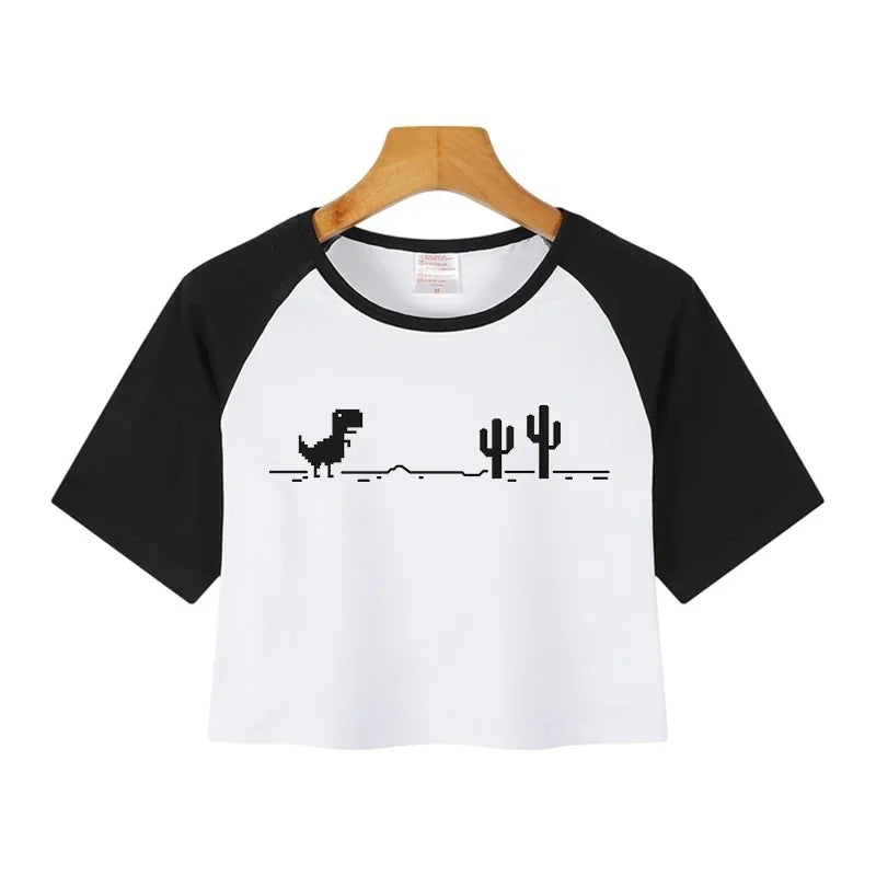 Midnight Rebel Crop Top