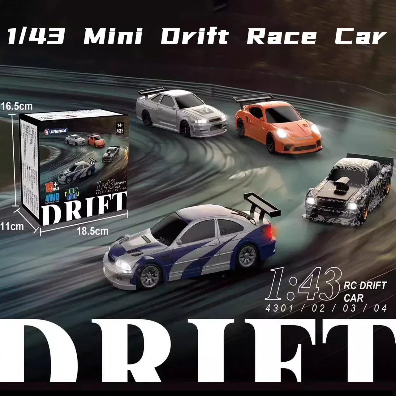 Turbo Drift X – 4WD RC Drift Car