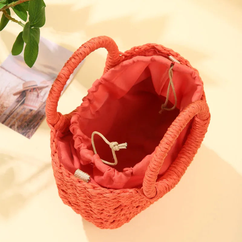 The Riviera Half-Moon Woven Crossbody