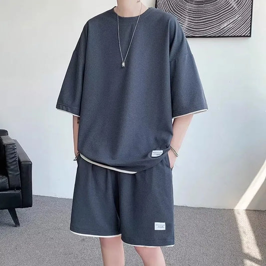 Men’s Waffle Knit Summer Set