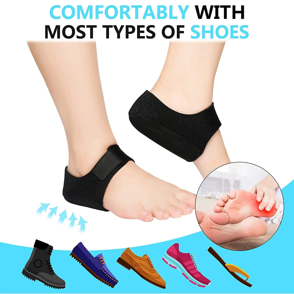 Heel Pain Relief Support Sleeves – Plantar Fasciitis & Heel Spur Comfort