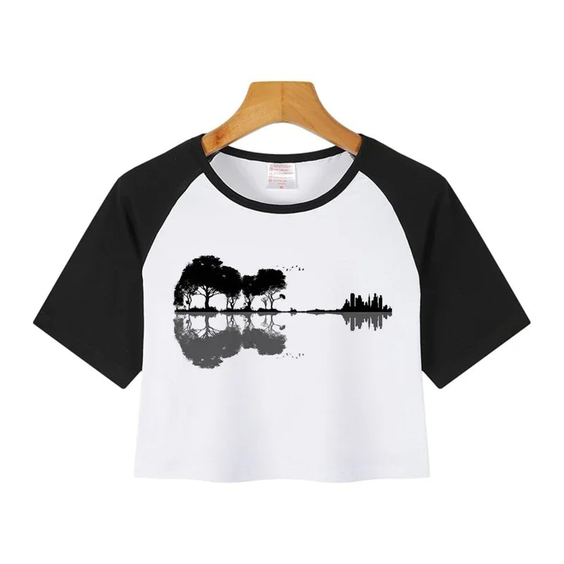 Midnight Rebel Crop Top