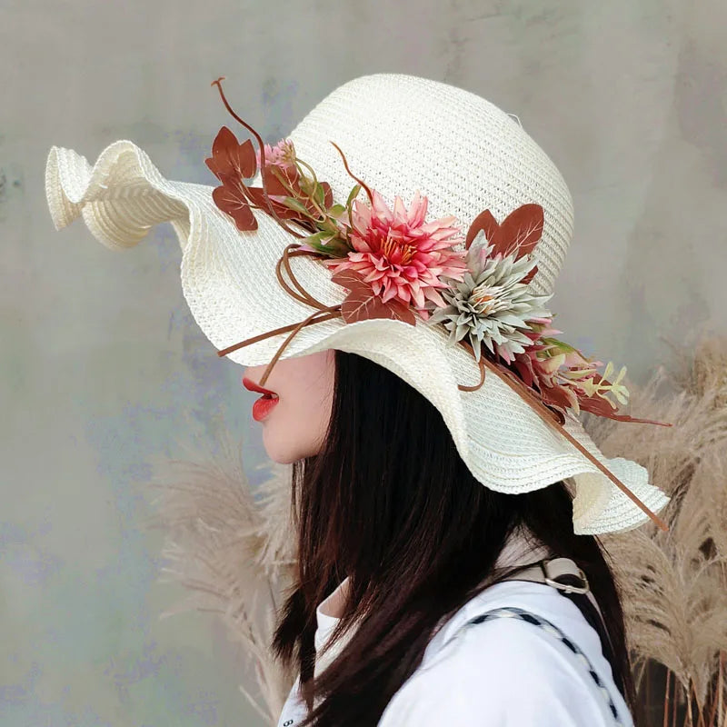 The Meadow Breeze Floral Sun Hat